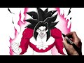 How To Draw Goku SSJ4 Full Power | Step By Step | Dragon Ball