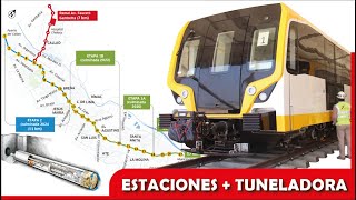 ¡ÚLTIMOS AVANCES! Línea 2 del Metro de Lima y Callao - ESTACIONES - TUNELADORA