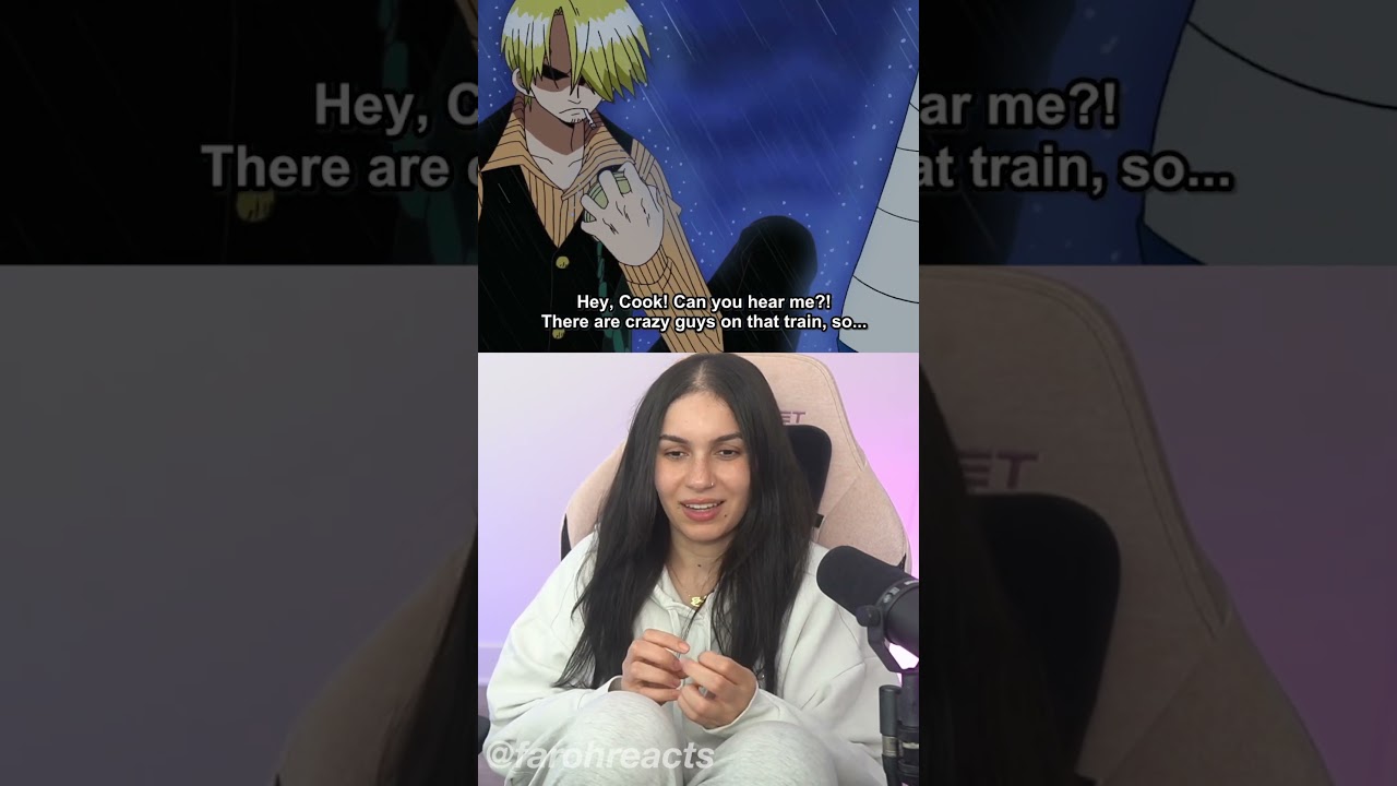 SANJI YOU GOT THIS 😤| #onepiece #anime #onepiecereaction #girlreactions #animereaction #sanji