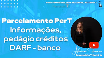 O que é o pedágio no parcelamento?