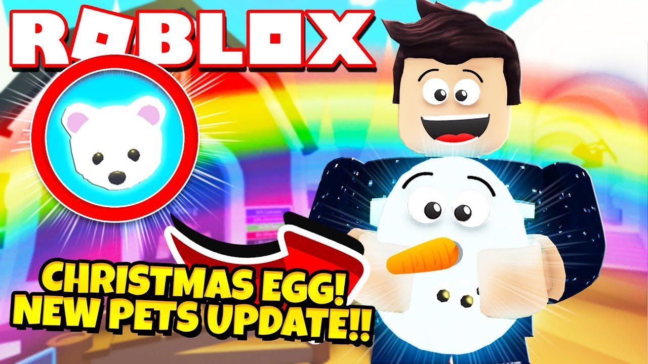 New Christmas Egg And Polar Bear In Adopt Me New Adopt Me