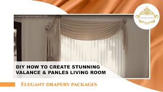 How To Make DIY Curtain Panel Design 2021 | # 266