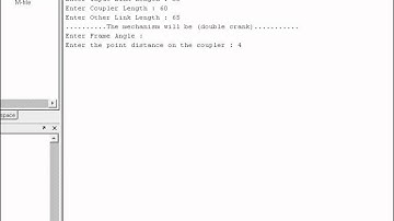 four bar mechanism simulation matlab (double crank).wmv