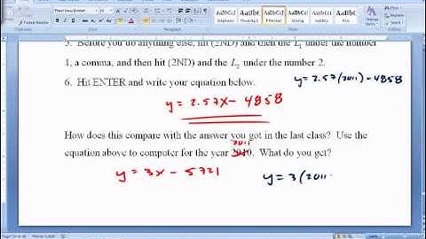 5.7 Predicting with Linear Models.wmv