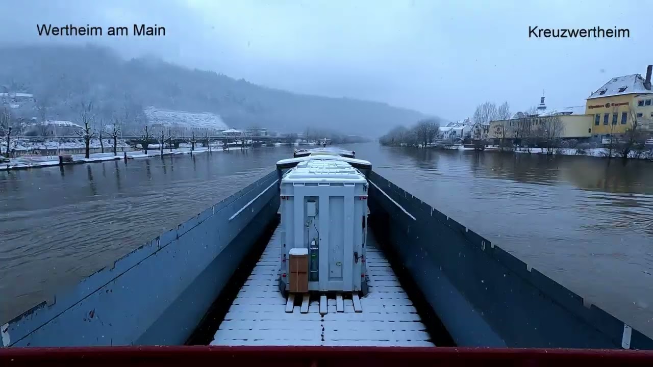 Vaart van sluis Steinbach naar sluis Obernau op de main.