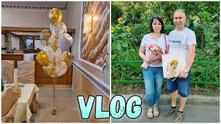 #VLOG август/ Годовщина свадьбы, украшаем зал