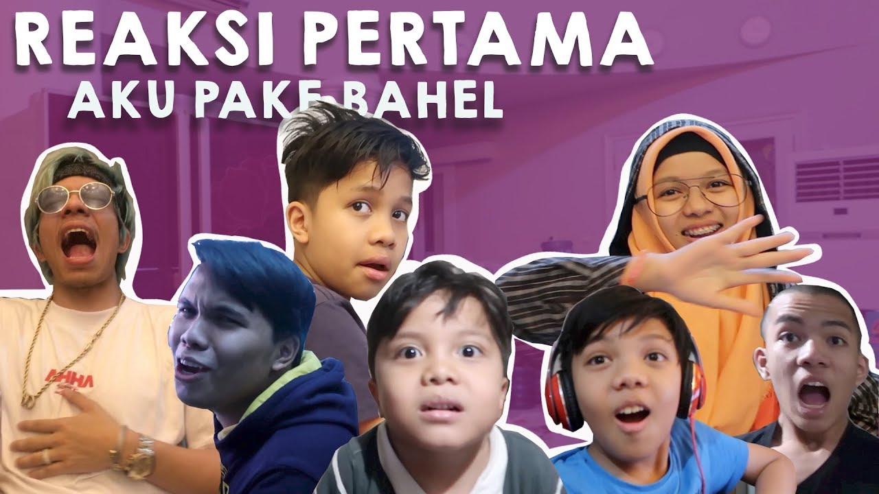 Reaksi Pertama Anak ke 1-11 Aku Pake Bahel *PADA JUJUR DAN NGESELIN BANGET*