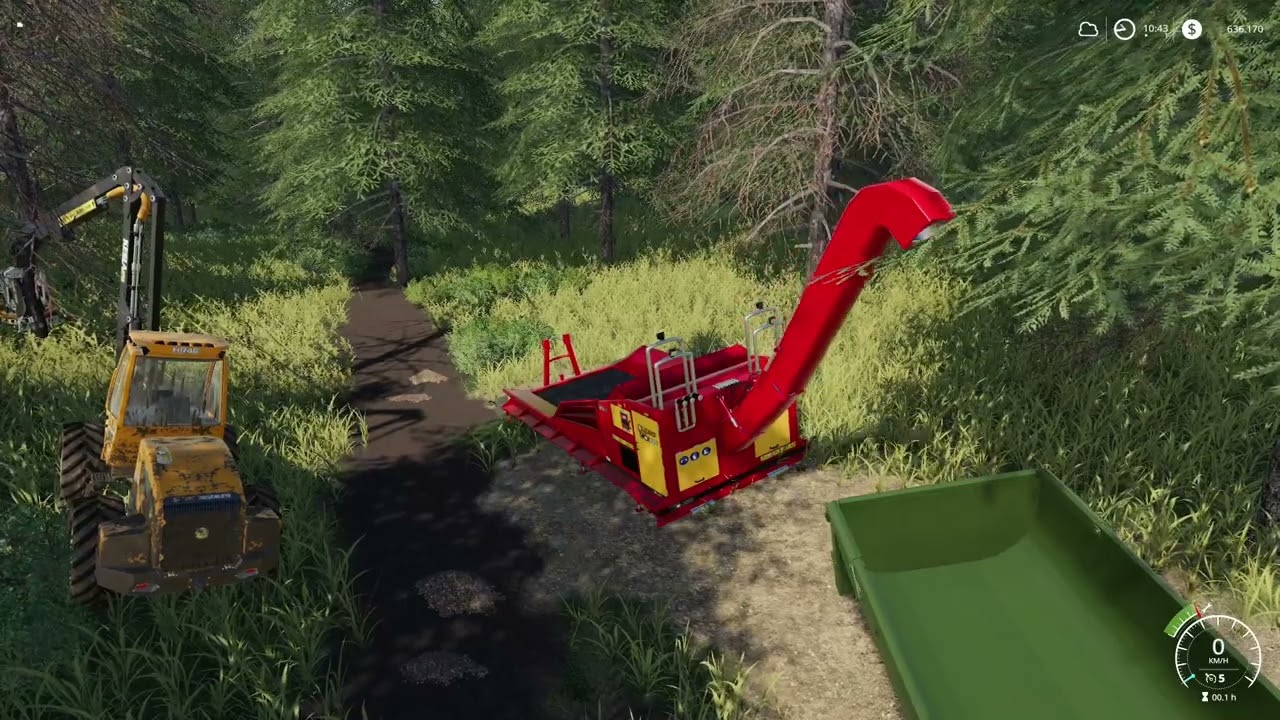 LS19 Forst, Strassenbau zum neuen Sägewerk