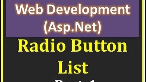 #12. Radio Button List Part 1 in Asp.Net | #LitsbrosTutorial #aspnet #programing_tutorial