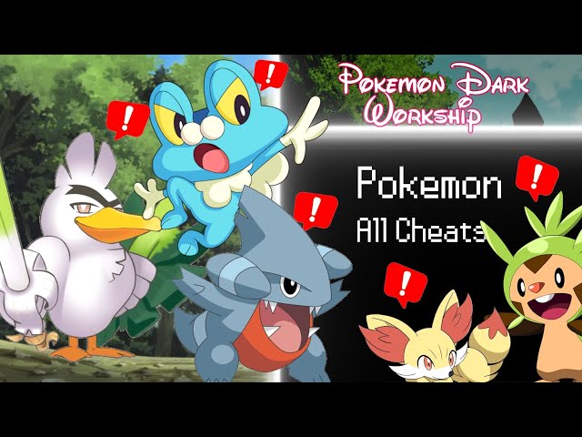 Pokemon Dark Workship Latest Cheats ⁉️ 