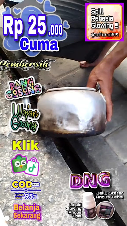 Pembersih wajan gosong DNG