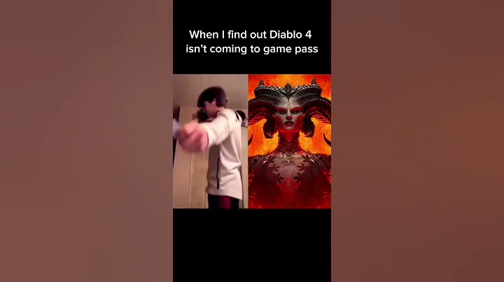 Diablo 4 will not be on game pass! #gaming #diablo4 #diabloiv #shorts #gamepass #diablo