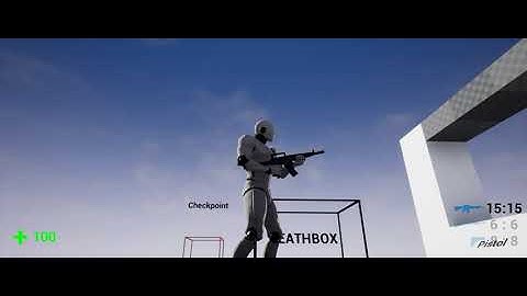 UE4 Third Person shooter project "Gun Runner" mechanics showcase