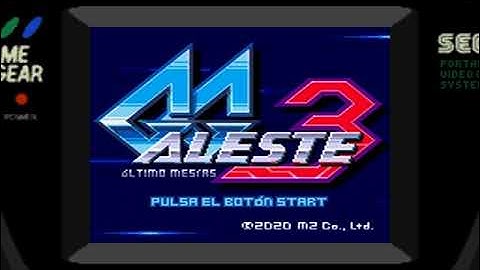 Intro-Demo - GG Aleste 3 (Japan, Game Gear)