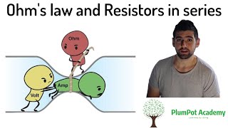 Electronic Videos for Beginners - Ohms law and Resistors in series