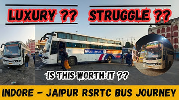 Indore to Jaipur in RSRTC Semi Sleeper: Budget Ride or Total Nightmare?
