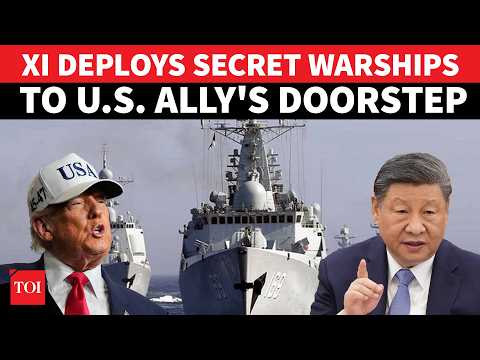 China's WAR FLEET Enters U.S. Ally's Waters; Xi Tests Trump's Defenses, 3 Vessels Spotted