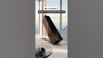 World’s First Foldable MicroLED TV | ₹3 Crore C SEED Luxury Display