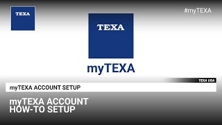 TEXA USA: myTEXA Account Setup (How-To)