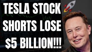 🔥 TESLA STOCK SHORTS LOSE $5 BILLION!! TSLA, SPY, NVDA, AAPL, COIN, META, & QQQ CLOSE PREDICTIONS! 🚀