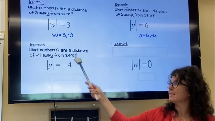 Introduction to solving an absolute value equation