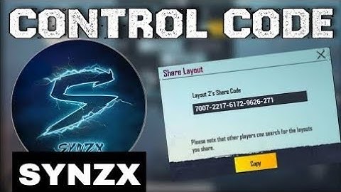 Synzx Control code for BGMI 5 finger claw | ATHEX GAMING #bgmi #synzxcontrolcode #bgmicontrolcode