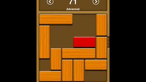 Unblock me solutions advanced level 71