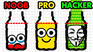 NOOB vs PRO vs HACKER FILL THE BOTTLE