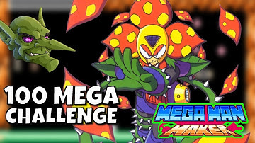Flower Power | 100 Life Viewer Level Challenge | Mega Man Maker
