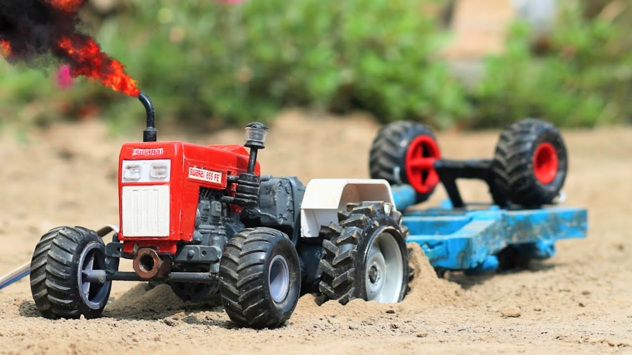 Swaraj 855 with Tavia | Toy Tractor Tavia