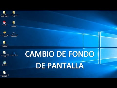 Cambiar fondo de pantalla - YouTube