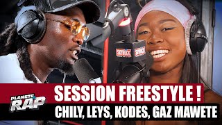 SESSION LIVE avec Chily, Leys, Kodes & Gaz Mawete ! #PlanèteRap