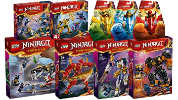 All LEGO Ninjago Dragons Rising sets January 2024 Compilation/Collection Speed Build