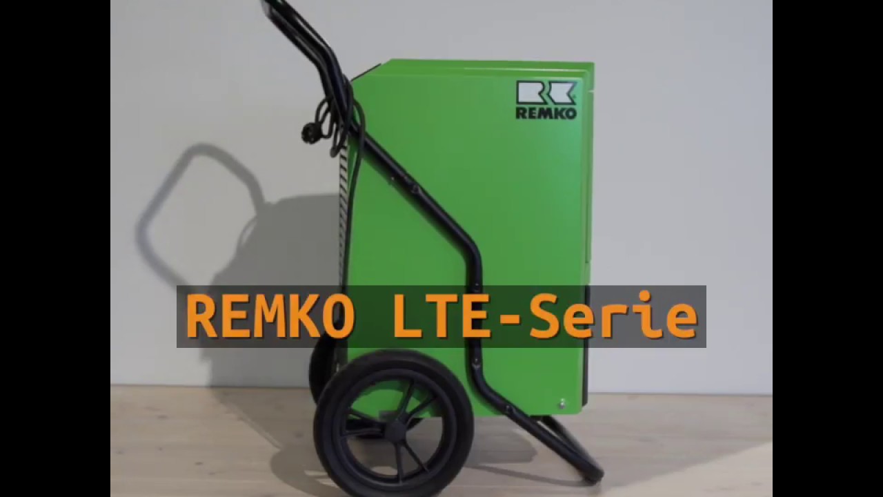 Remko mobiler Luftentfeuchter LTE 80 Bautrockner mit eingebauter Kondensatpumpe 