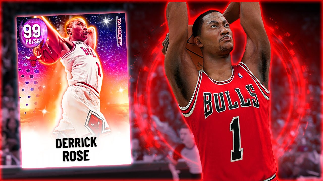 DARK MATTER DERRICK ROSE IS SO FUN TO USE....NBA 2k22 MyTEAM GAMEPLAY