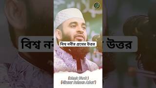 বিশ্ব নবীর প্রশ্নের উত্তর | Mizanur Rahman Azhari  shorts