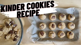 🍪 KINDER COOKIES RECIPE - A step-by-step guide for the best cookies ever!