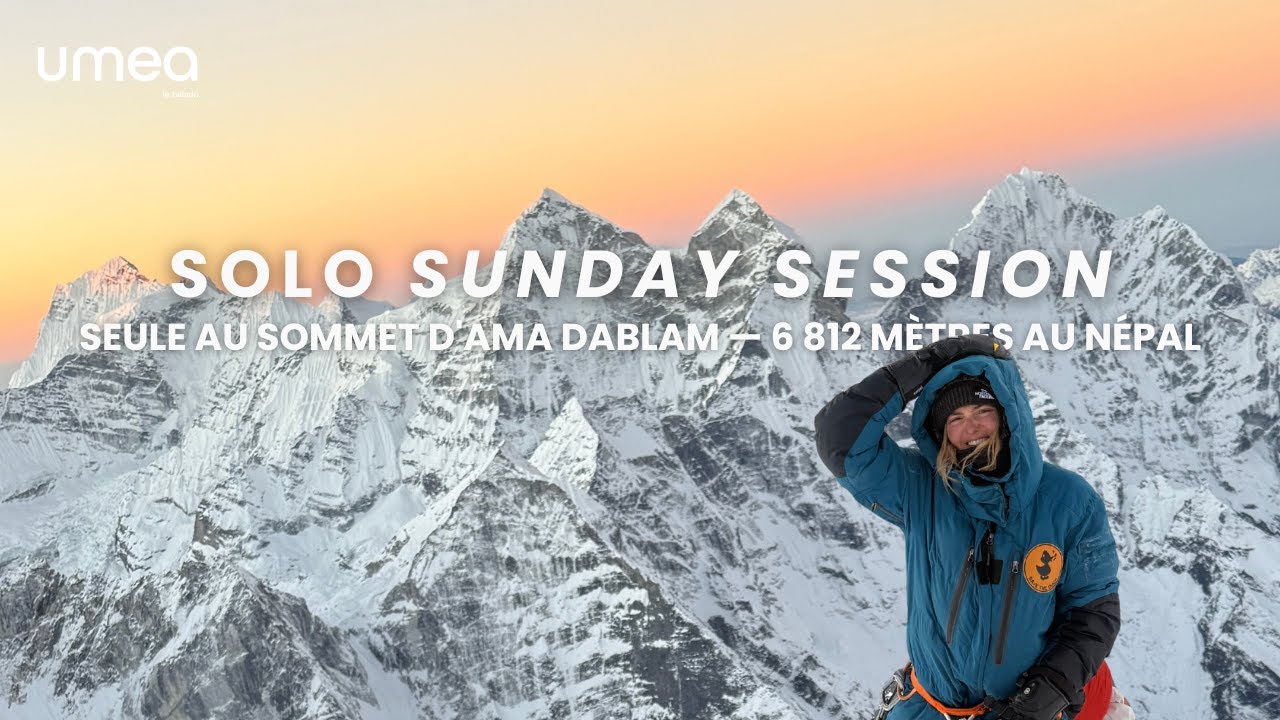 Seule au sommet d'Ama Dablam — 6 812 mètres au Népal