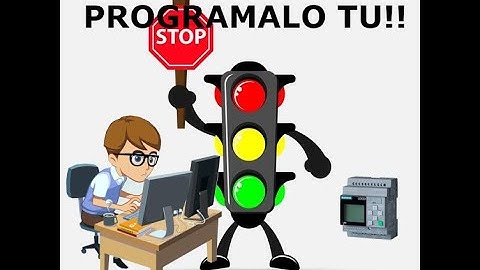 Programación de semáforo en logixPro, lenguaje Ladder (Escalera)