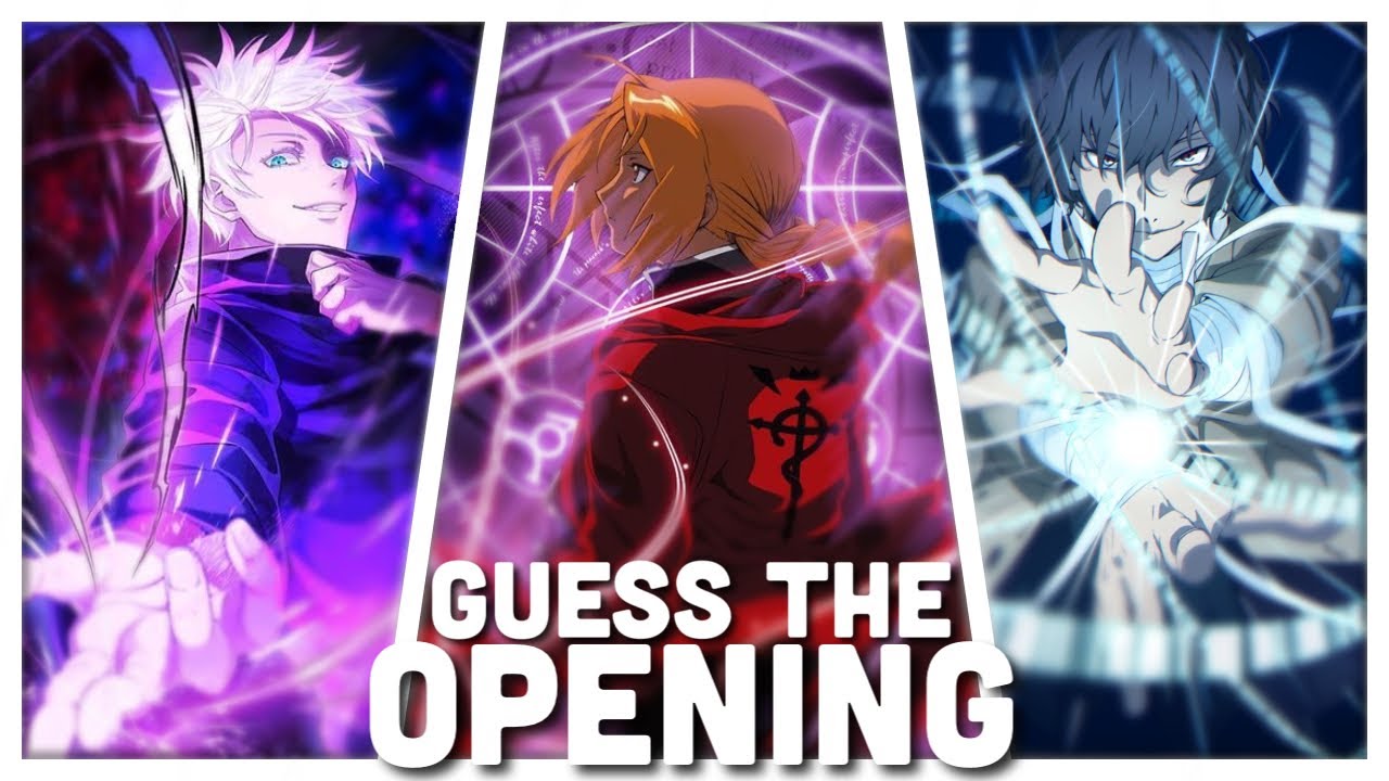 GUESS THE ANIME OPENING 🔊🔥 (Level: EASY ➜ HARD) ANIME OPENING QUIZ 🎶 