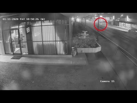 Surveillance video of hit-and-run crash in Miami-Dade County