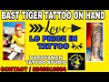 Best  tiger tattoo on hand  bardhaman tattoo studio