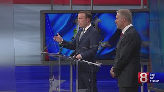 9 a.m. -- Chris Murphy takes on Matt Corey for Connecticut’s US Senate seat