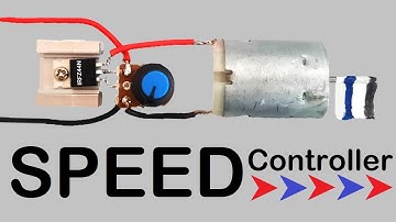 Simple DC Motor Speed Controller Circuit