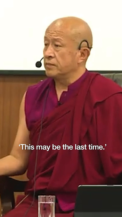 One powerful thought before you say goodbye #DzongsarKhyentseRinpoche #Impermanence #anicca