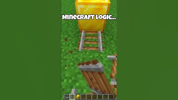 Minecraft Logic...  #minecraft #memes #gaming