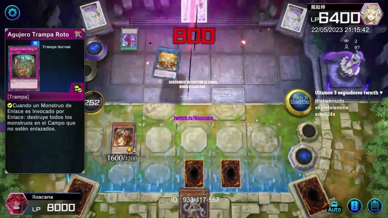 Deck atrapadora vs tiagrimentos  - Misiones Diarias