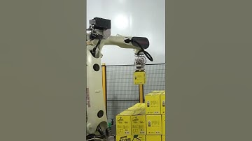 Automated robotic palletizing applied in beverages industry~