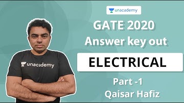 Electrical Engineering Solutions Part 1 | GATE 2020 Answer Key | Qaisar Hafiz