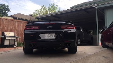 2016 Camaro SS muffler and secondary cat delete!